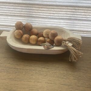 Chunky Large Wooden Bowl Filler